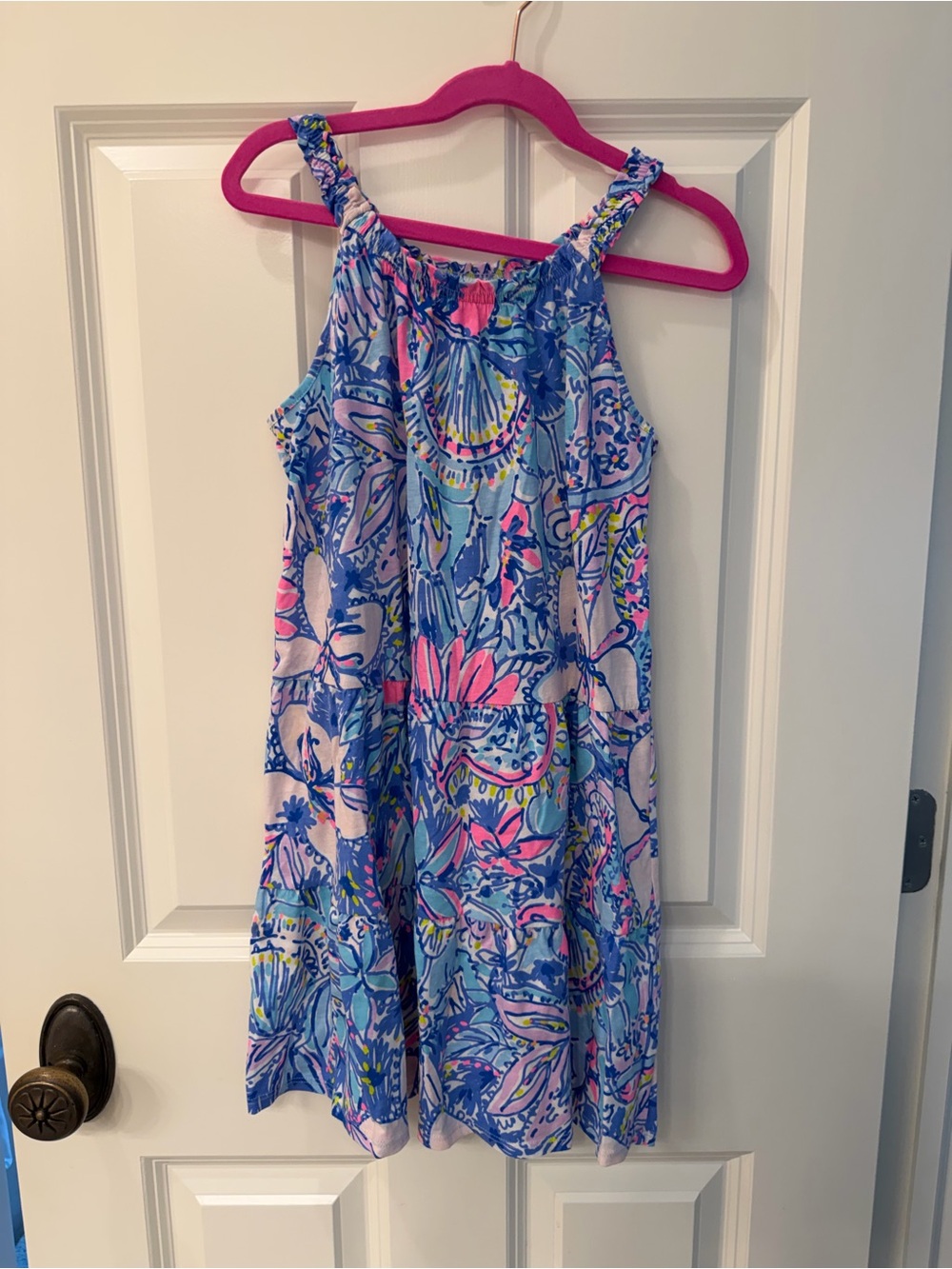 Lilly Pulitzer Loro Pop Up Got Your Back Halter Dress